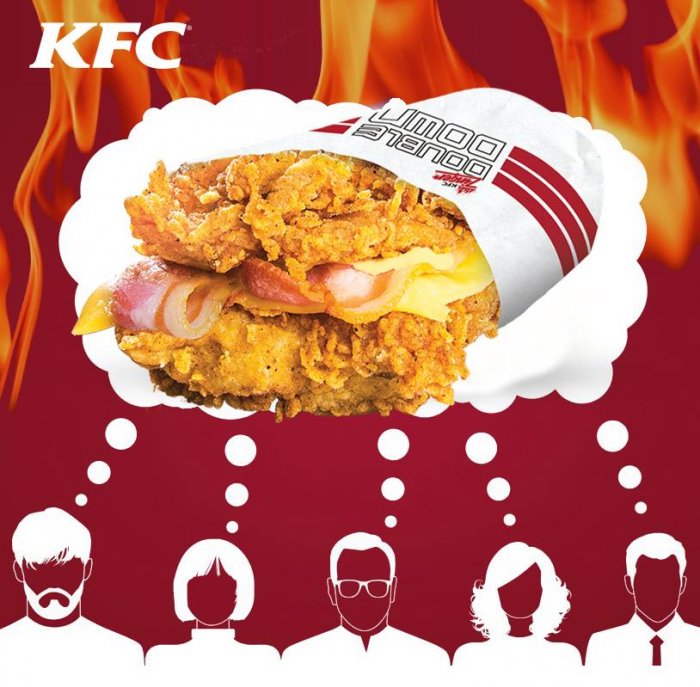 KFC Double Down хаачсан бэ?